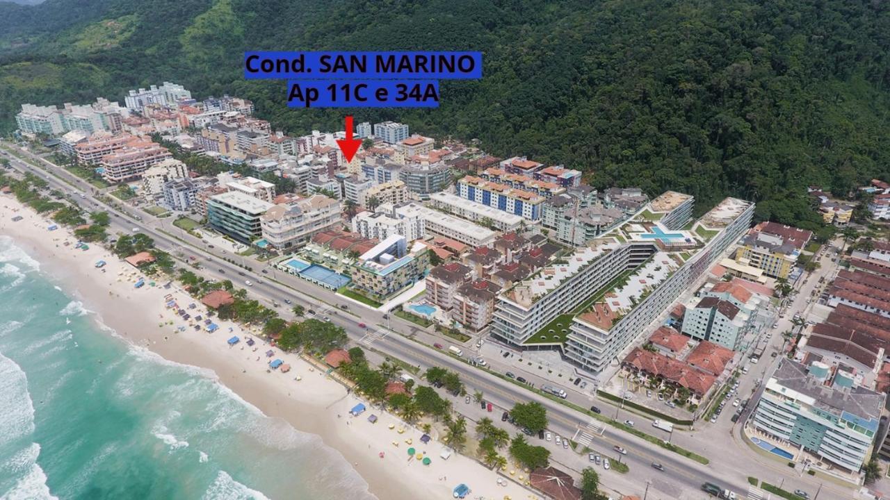 Praia Grande - Ubatuba- Parte Nobre - Ap 34A No Cond San Marino Esterno foto
